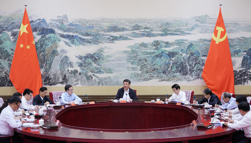 7月2日,中共中央总书记、国家主席、中央军委主席习近平在中南海同团中央新一届领导班子成员集体谈话并发表重要讲话。
